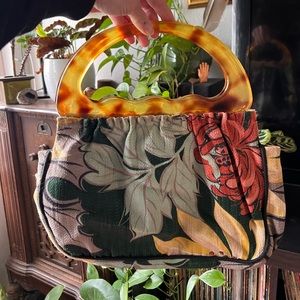 VINTAGE FLORAL PURSE